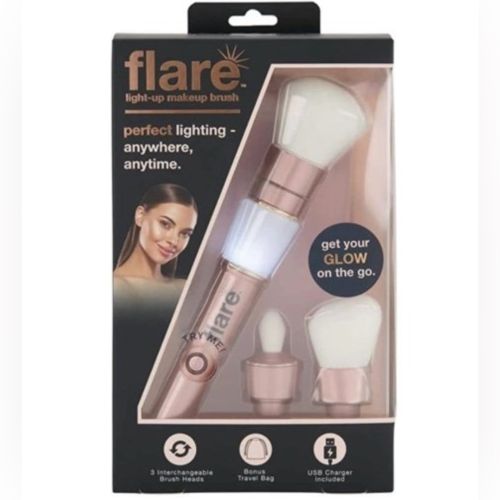 Flare Lightup Makeup Brush